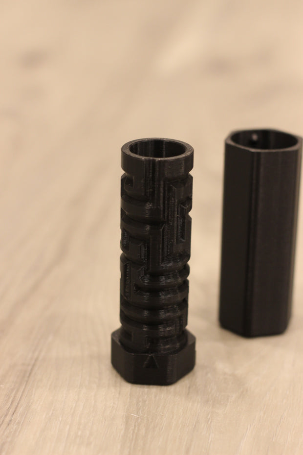 Puzzle pill/storage box