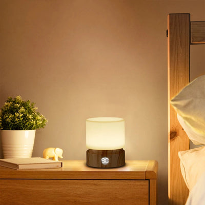 Timer Night Light Dimmable USB Rechargeable Led bedside Breathing nightlight Kids Baby Nursery Adult Sleep Bedromm Desktop Lamp