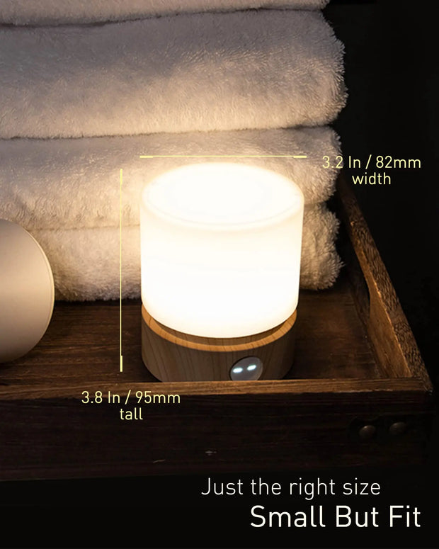 Timer Night Light Dimmable USB Rechargeable Led bedside Breathing nightlight Kids Baby Nursery Adult Sleep Bedromm Desktop Lamp
