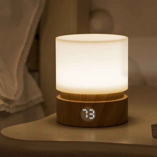 Timer Night Light Dimmable USB Rechargeable Led bedside Breathing nightlight Kids Baby Nursery Adult Sleep Bedromm Desktop Lamp
